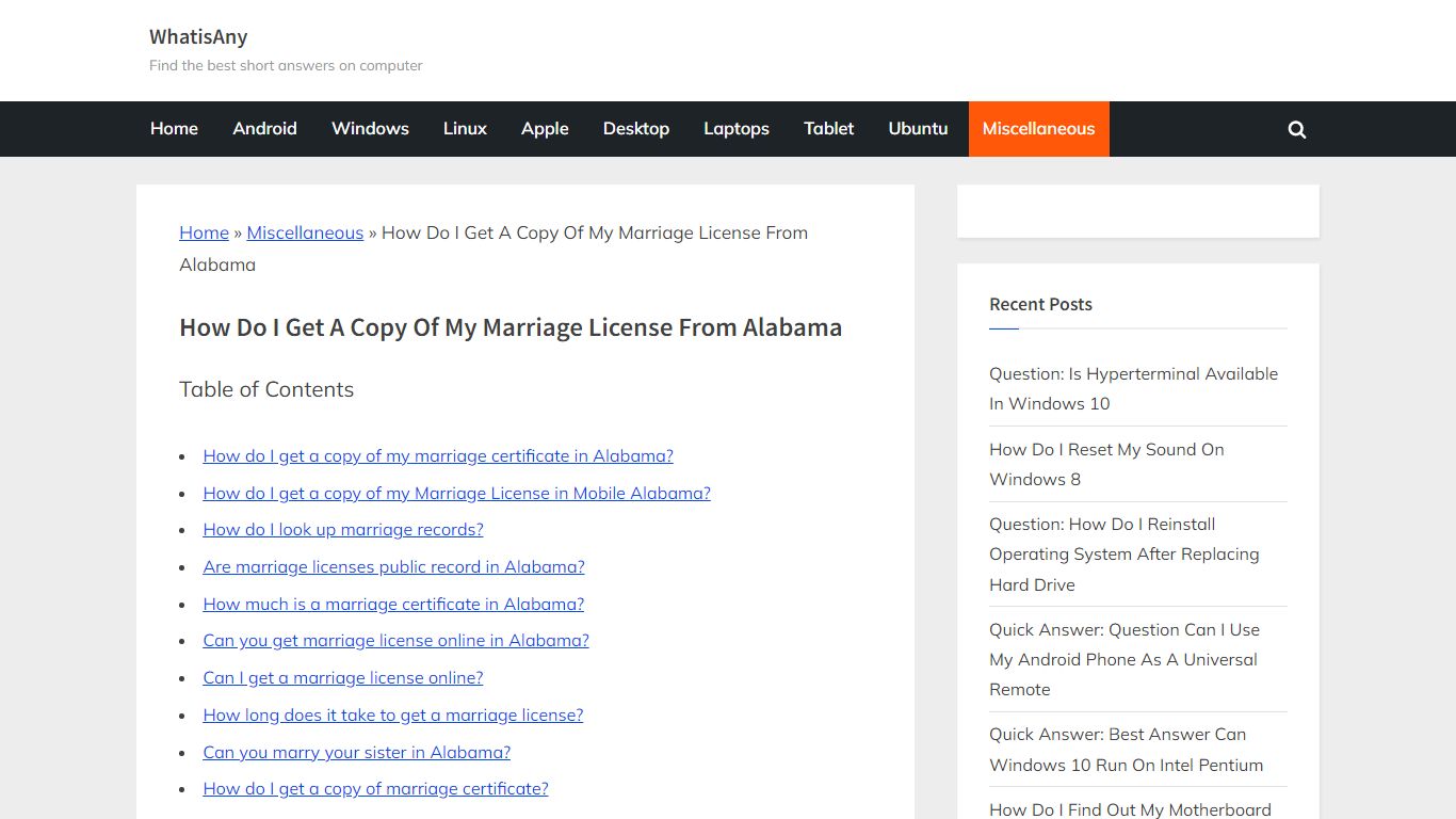 How Do I Get A Copy Of My Marriage License From Alabama